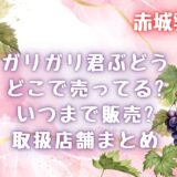 ガリガリ君ぶどう(2024/8)どこで売ってる?いつまで販売?取扱店舗まとめ